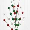 32" Glitter/Mica Ball Spray - Red/Green/White