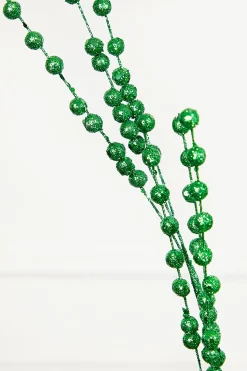 33" Glitter Mica Glitter Ball Spray - Green
