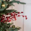 30” Glitter Mini Pomegranate Spray - Red