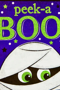 10" Glitter Peek-A Boo Mummy Sign