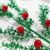 31” Glitter Pine Ball Ornament Spray