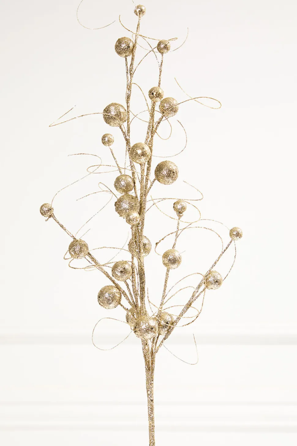 34" Glitter/Sequins Wispy Ball Spray