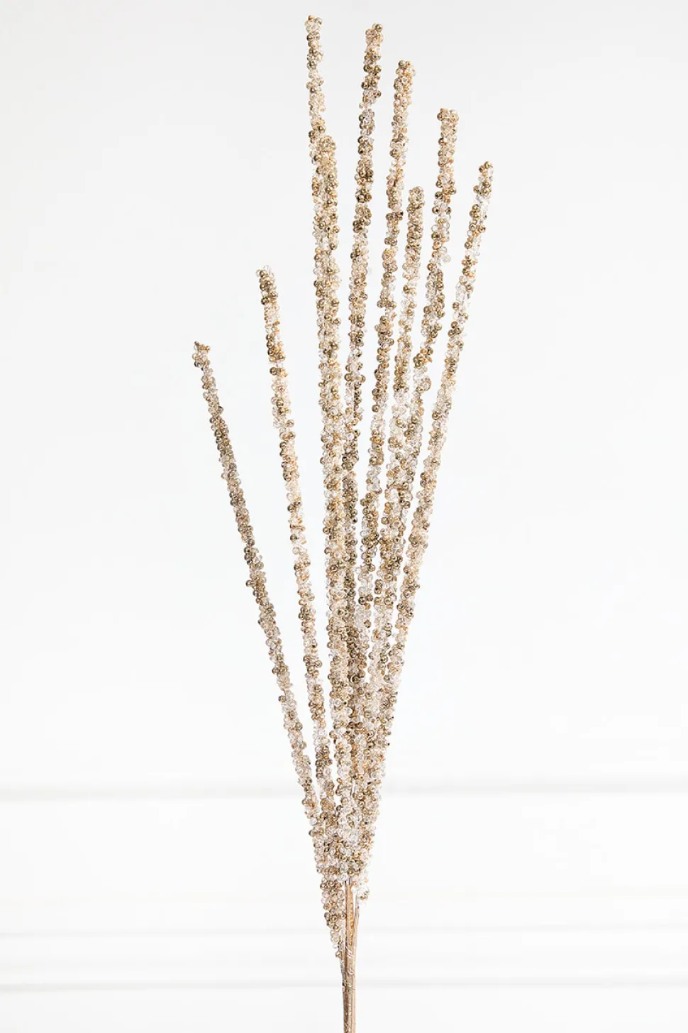 34" Gold Bead Spray