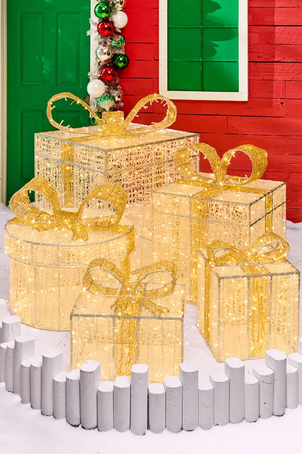 16.7-46" Golden Gift Box Set of 6