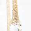 26" Gold Glass Drop Ornament Spray
