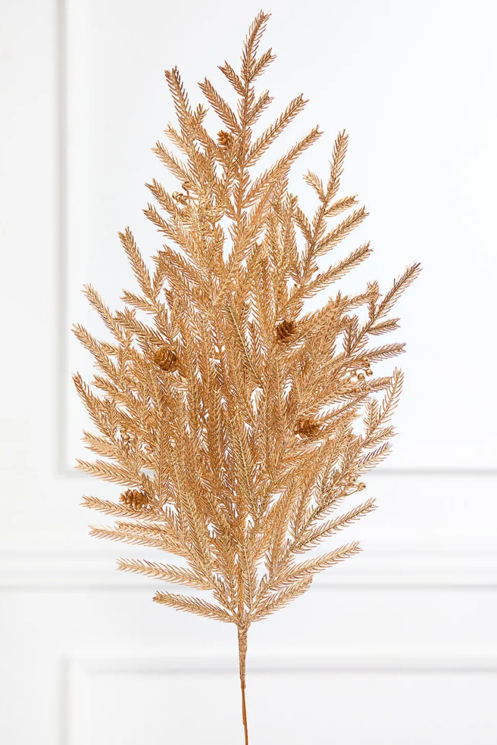 32" Gold Metallic Pine Spray