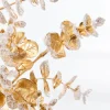 26" Gold Snowy Boxwood Spray