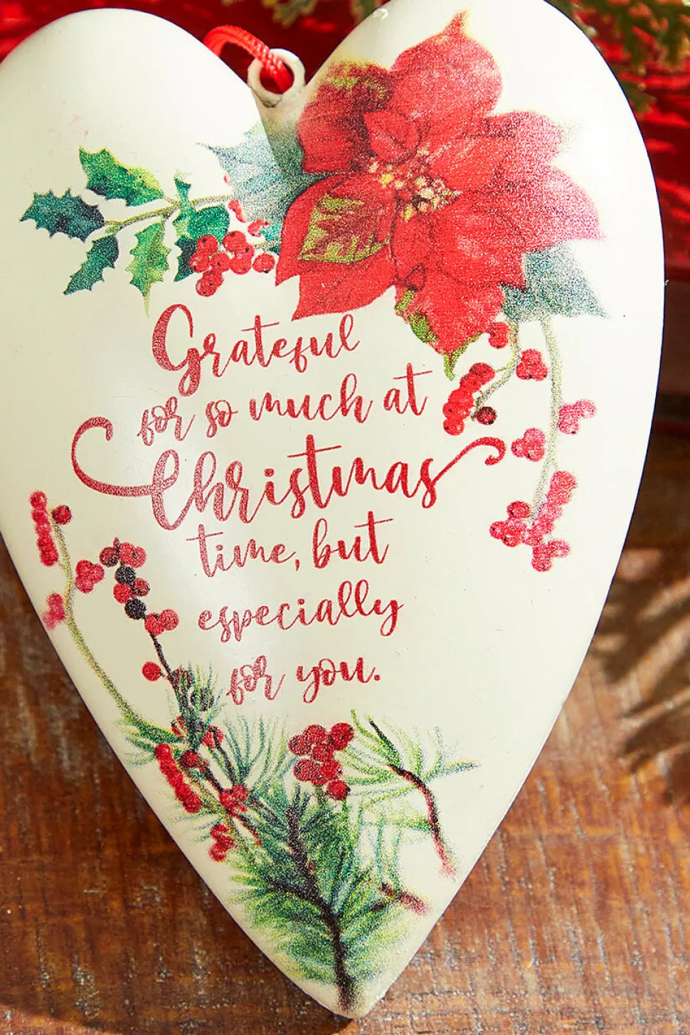 5.5" Grateful Heart Ornament