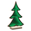 11.75" Green Christmas Tree Infinity Light