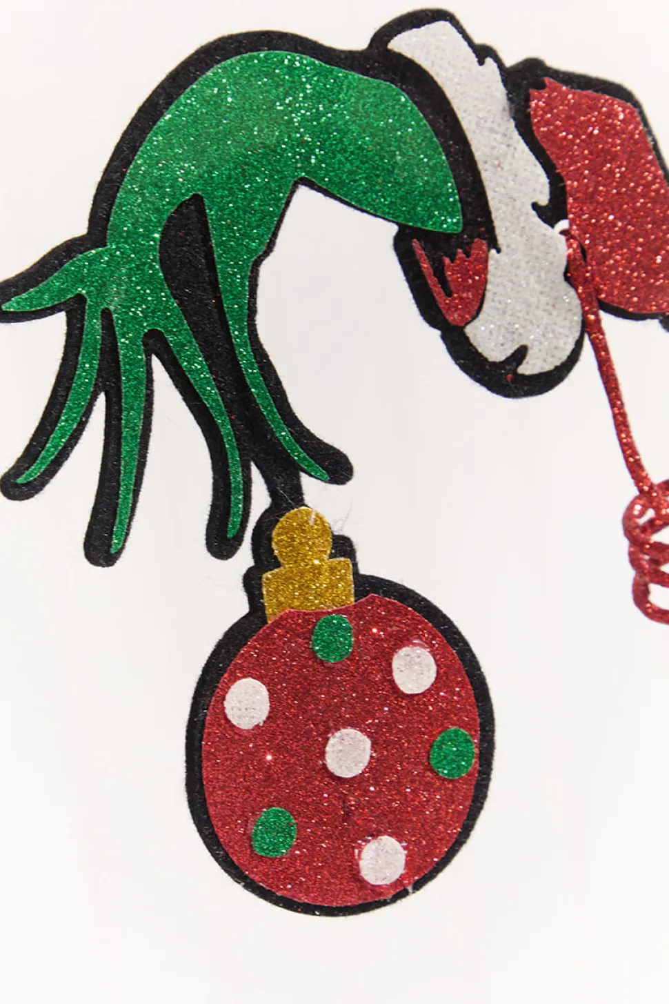 25" Green Elf Hand Ornament Spray