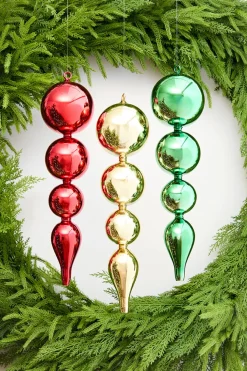 19.5" Green Glass Finial Ornament