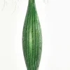 9" Green Glass Ornament