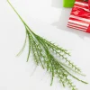 35” Green Glitter Grass Spray