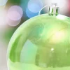 4" Green Iridescent Ball Ornament