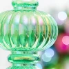 10" Green Iridescent Chandelier Ornament