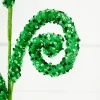 28" Green Sequin Curly Spray