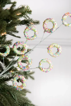 24” Green Sprinkle Donut Spray