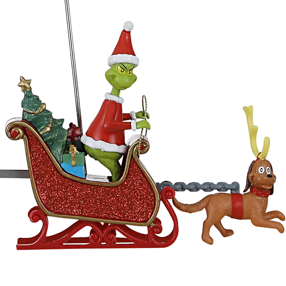 21.75" Grinch Animated Tree Topper