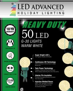G30 Warm White 50 LED Light Set