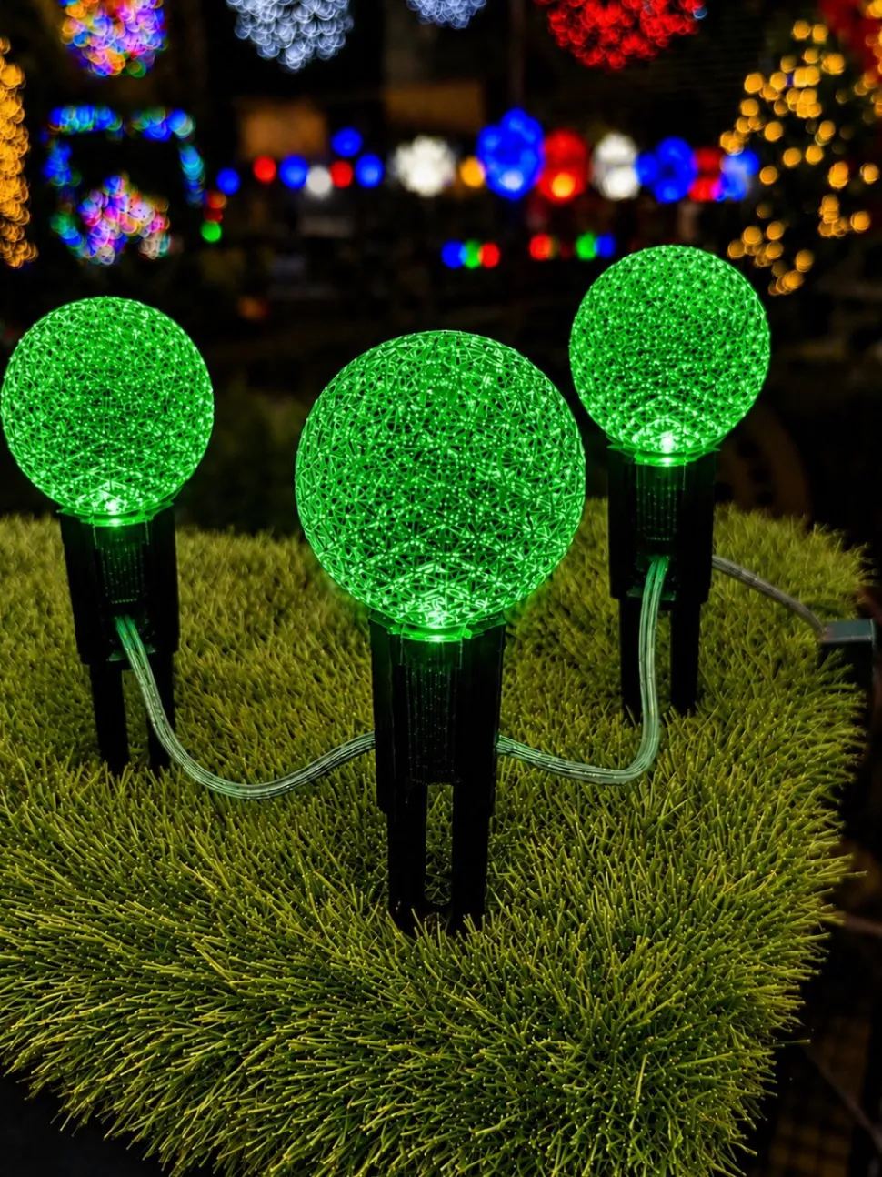 G50 Wonderful LED SMD Bulb (25 bulbs/bag) - Faceted, Green