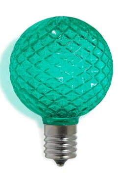 G50 Wonderful LED SMD Bulb (25 bulbs/bag) - Faceted, Green