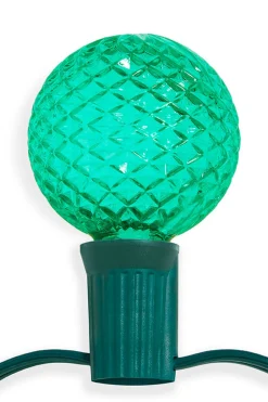 G50 Wonderful LED SMD Bulb (25 bulbs/bag) - Faceted, Green