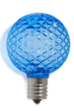 G50 Wonderful LED SMD Bulb (25 bulbs/bag) - Faceted, Blue