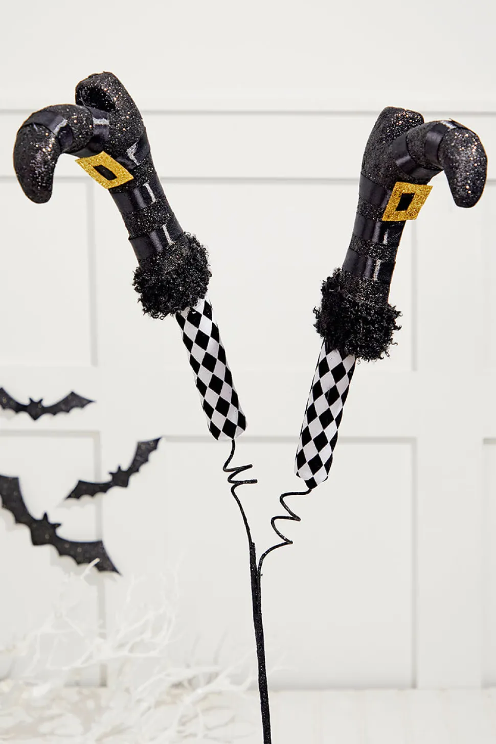 27” Halloween Witch Boots Spray