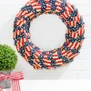 20"H Americana Fabric Wreath