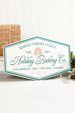 14" Holiday Baking Company Metal Sign