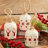 8" Holiday Bell Ceramic Ornament