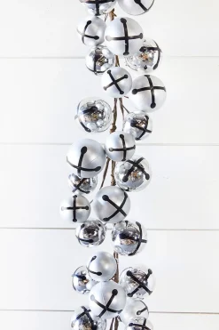 5’ Holiday Silver Jingle Bells Garland