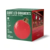 HoliGlow Inflatable LED Ornament - 20" Red