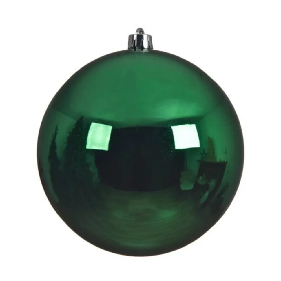 5.5" Holly Green Shatterproof Ornament