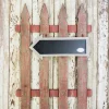21”H x 32”W Wood Chalkboard Arrow Fence