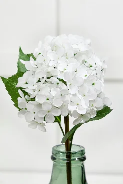 22" Hydrangea Spray - White