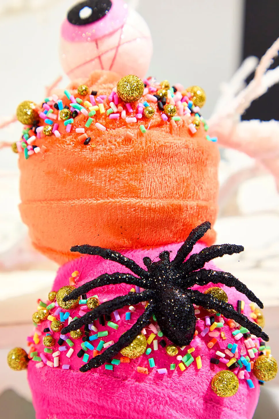 12" Ice Cream Ornament - Pink
