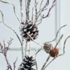 32” Iced Birch Cone Stem