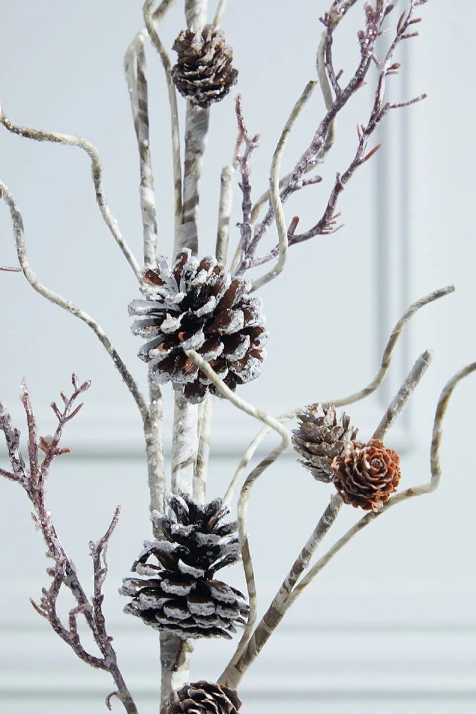 32” Iced Birch Cone Stem