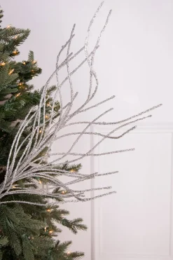 45” Iced Willow Spray