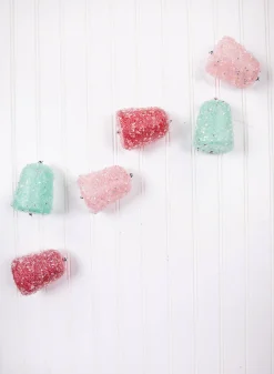 46” Ice Gumdrop Ornament Garland
