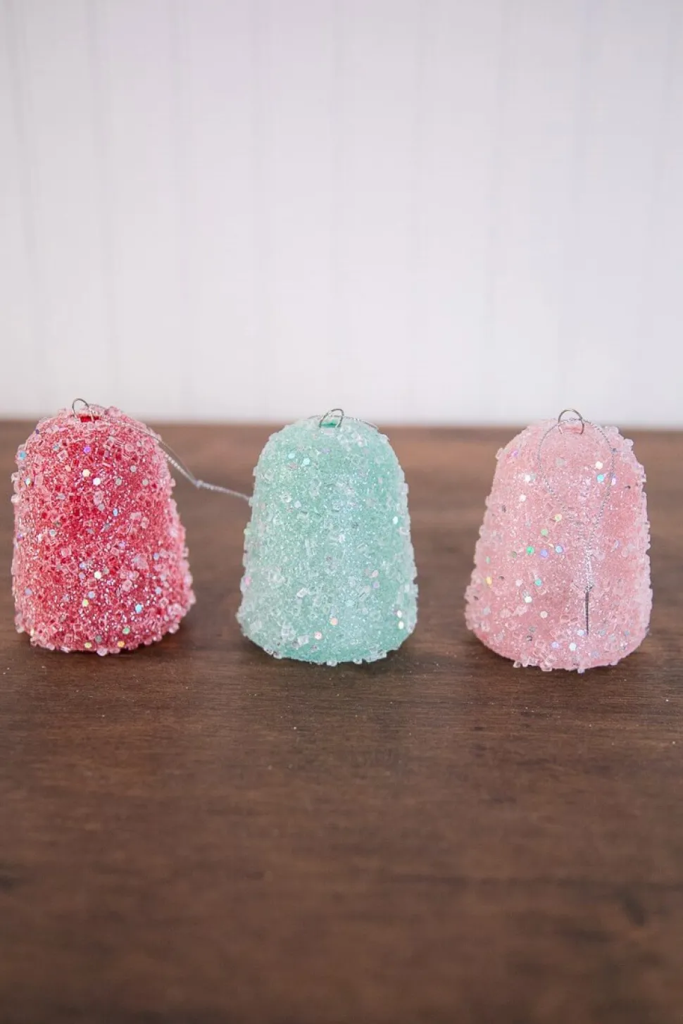 4” Ice Gumdrop Ornaments - Set of 6