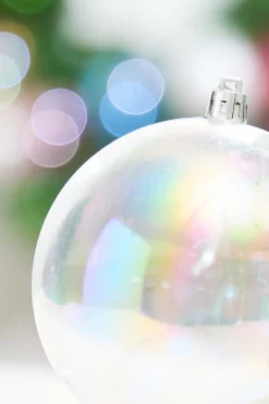4" Iridescent Ball Ornament