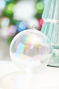 4" Iridescent Ball Ornament