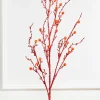 42” Jeweled Bead Branch Spray - Red