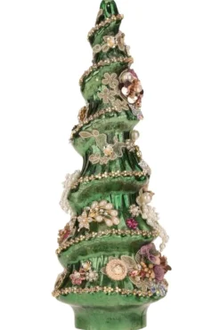 15" Jeweled Christmas Tree, Green - Mark Roberts