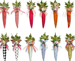 9.5" Jeweled Embellished Carrots, Set of 12 - Mark Roberts