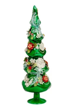 17" Jeweled Tree, Green, Large - Mark Roberts