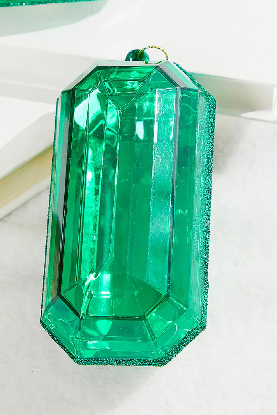 4"-5" Jewel Ornament - Green