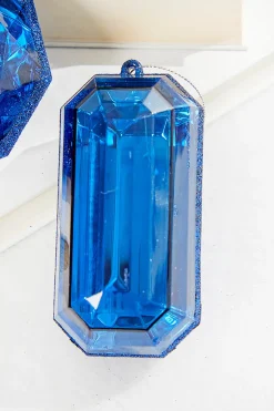 4"-5" Jewel Ornament - Sapphire